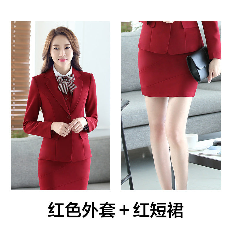 OL Company plus size Professional Dress Interview Business Women's Suit Jacket Work Suit Commuter Wholesale