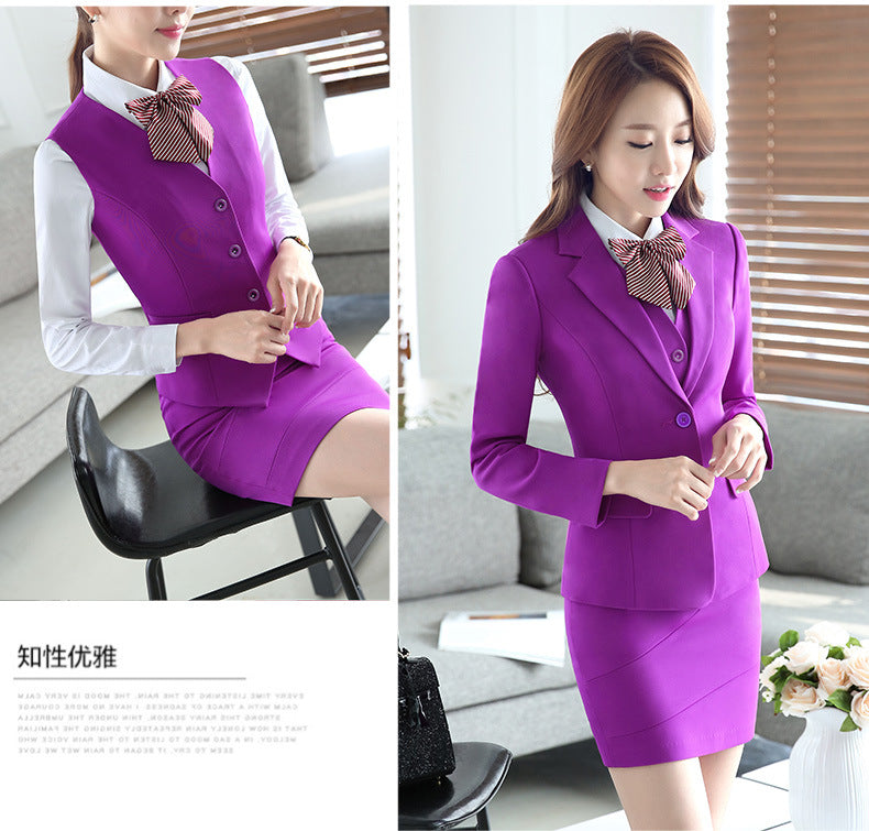 OL Company plus size Professional Dress Interview Business Women's Suit Jacket Work Suit Commuter Wholesale