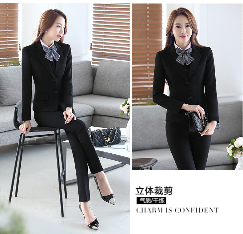 OL Company plus size Professional Dress Interview Business Women's Suit Jacket Work Suit Commuter Wholesale