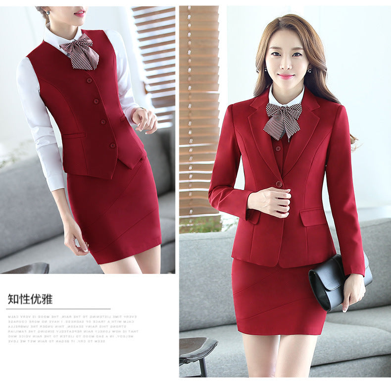 OL Company plus size Professional Dress Interview Business Women's Suit Jacket Work Suit Commuter Wholesale