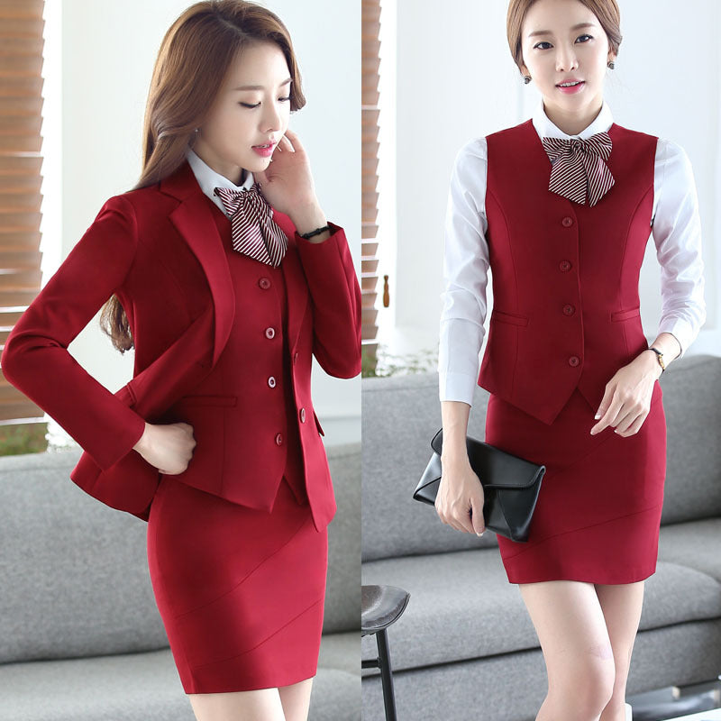 OL Company plus size Professional Dress Interview Business Women's Suit Jacket Work Suit Commuter Wholesale