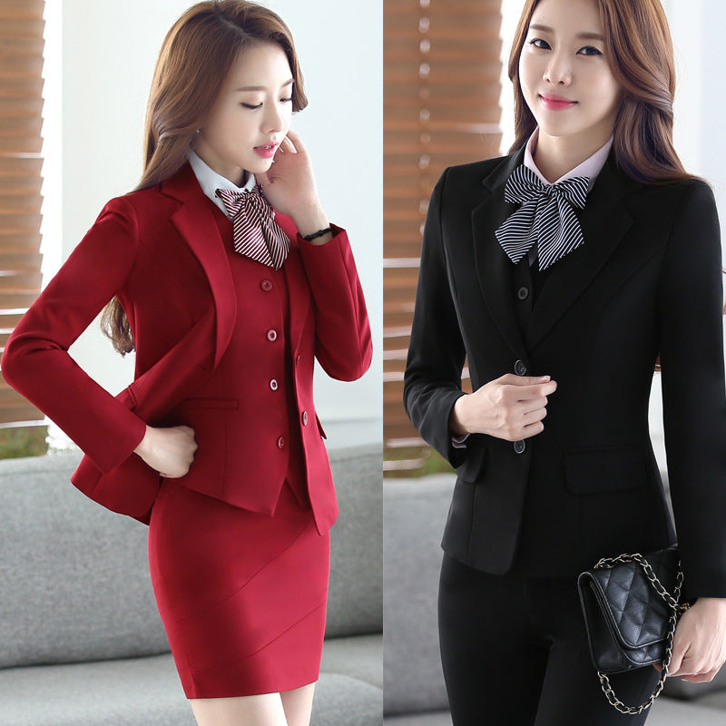 OL Company plus size Professional Dress Interview Business Women's Suit Jacket Work Suit Commuter Wholesale