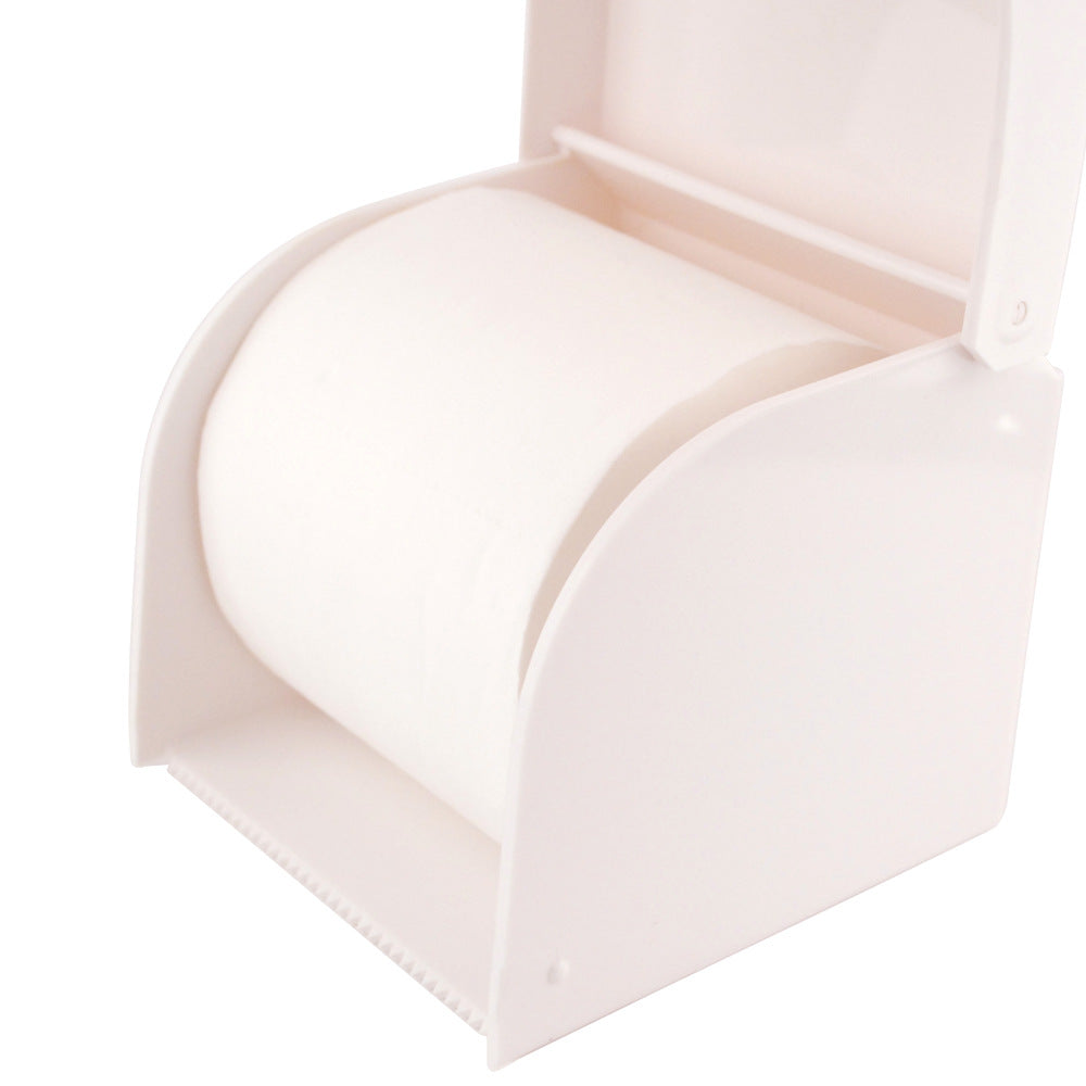 Ruiwo Bathroom Tissue Box Small Roll Paper Box Punch-Free Toilet Paper Holder Roll Paper Tube Transparent Toilet Paper Holder Rack