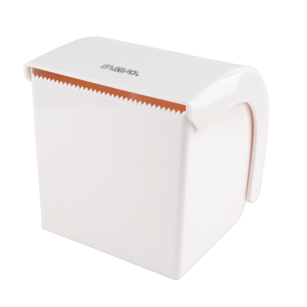 Ruiwo Bathroom Tissue Box Small Roll Paper Box Punch-Free Toilet Paper Holder Roll Paper Tube Transparent Toilet Paper Holder Rack