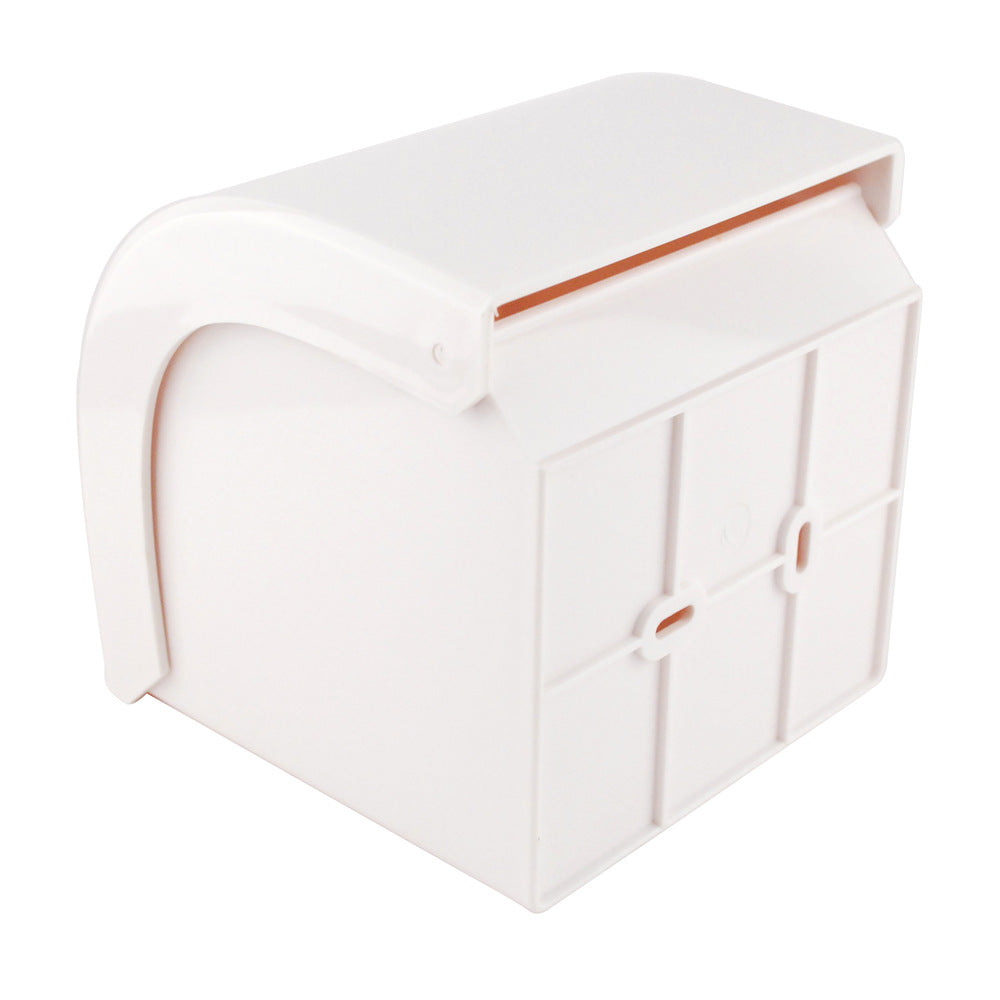 Ruiwo Bathroom Tissue Box Small Roll Paper Box Punch-Free Toilet Paper Holder Roll Paper Tube Transparent Toilet Paper Holder Rack