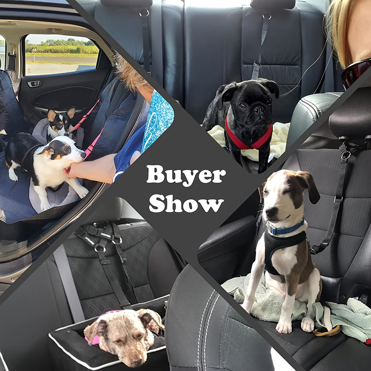 1pc Dog Seat Belt For Vehicle Secure, Pet Car Tether Safety Leash For Dogs In Vehicles, Dog Seatbelt Tether, Dog Seat Belt Buckle, Dog Car Seat Belt Christmas Gift