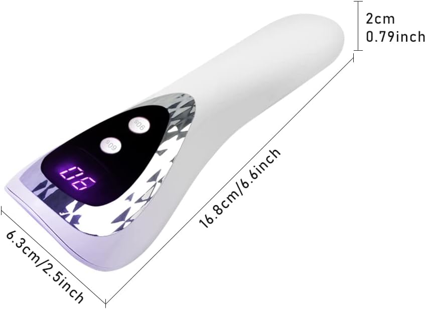 UV LED Light Rechargeable for Nails Nail Dryer Resin Art Fast-Dry Machine Gel Dryer for Nails 5V USB