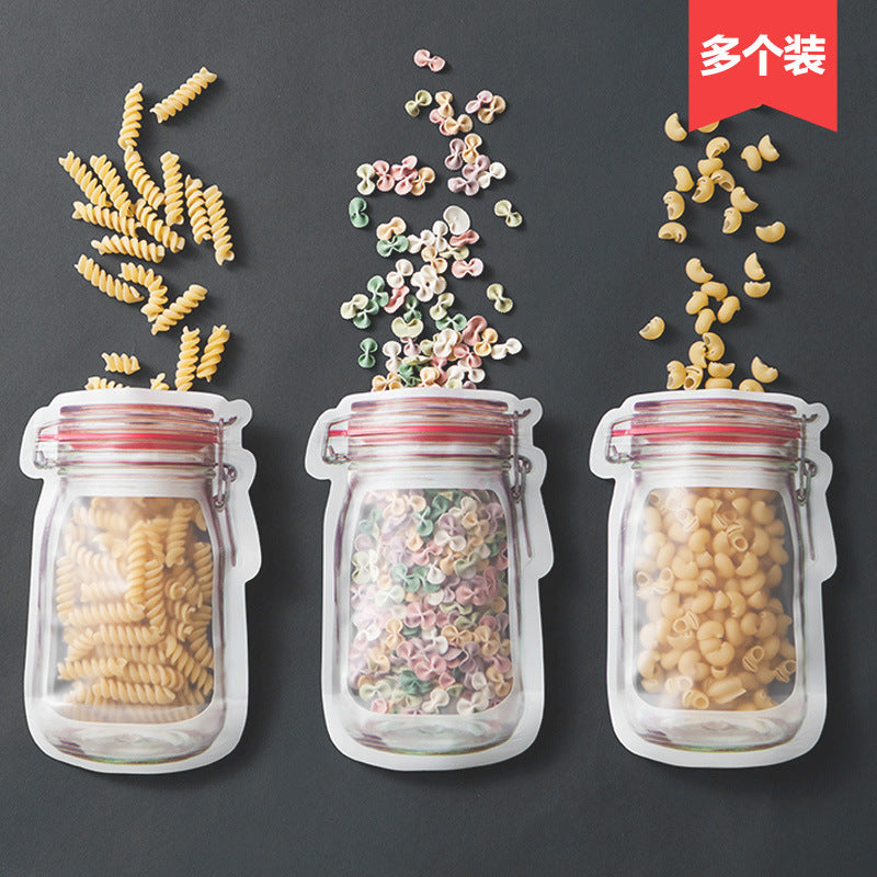 Food Preservation Bag Children's Snack Biscuit Self-sealing Bag Household Thickened Sealed Storage Bag Food Bag