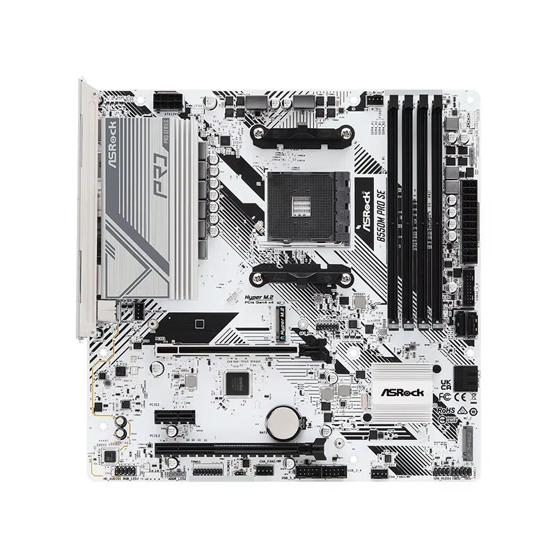 B550M Pro SE New Motherboard B550 AMD PRO565 Socket AM4 DDR4 128GB PCI-E 4.0 M.2 SATA III 4733+(Oc)Mhz USB 3.2
