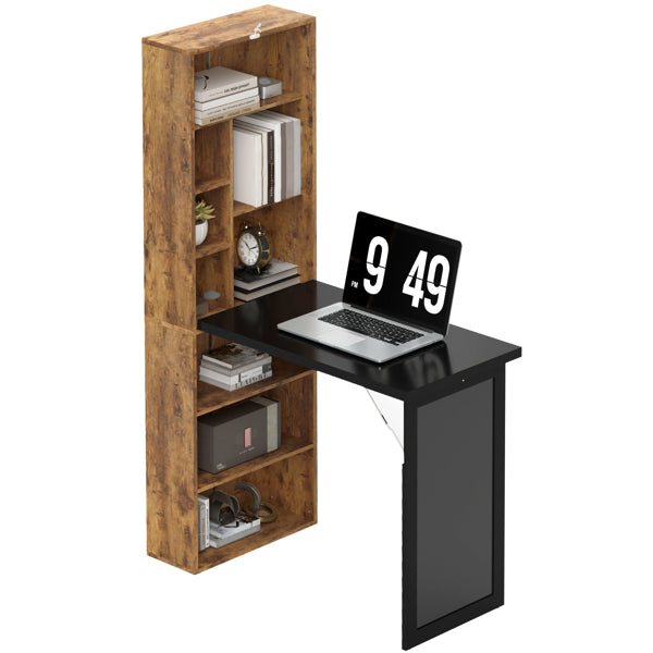 Multifunction Folding Workstation with Built-In Storage