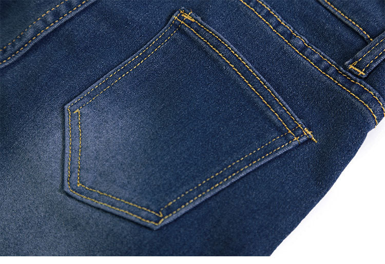 WISH AliExpress Ebay European and American Internet Hot Jeans High Waist Elastic Slim Fit Foreign Trade Pencil Leg Pants