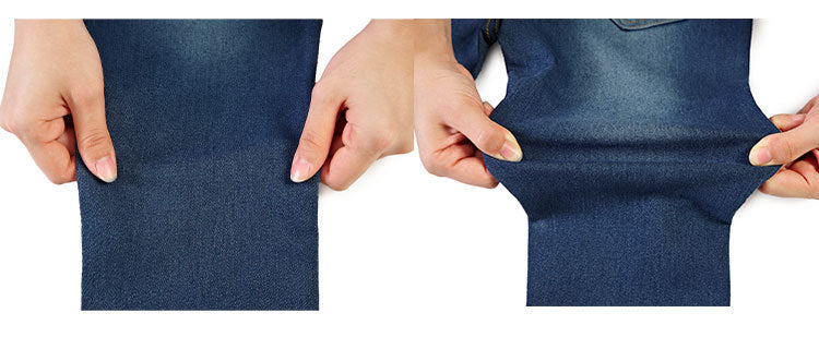 WISH AliExpress Ebay European and American Internet Hot Jeans High Waist Elastic Slim Fit Foreign Trade Pencil Leg Pants