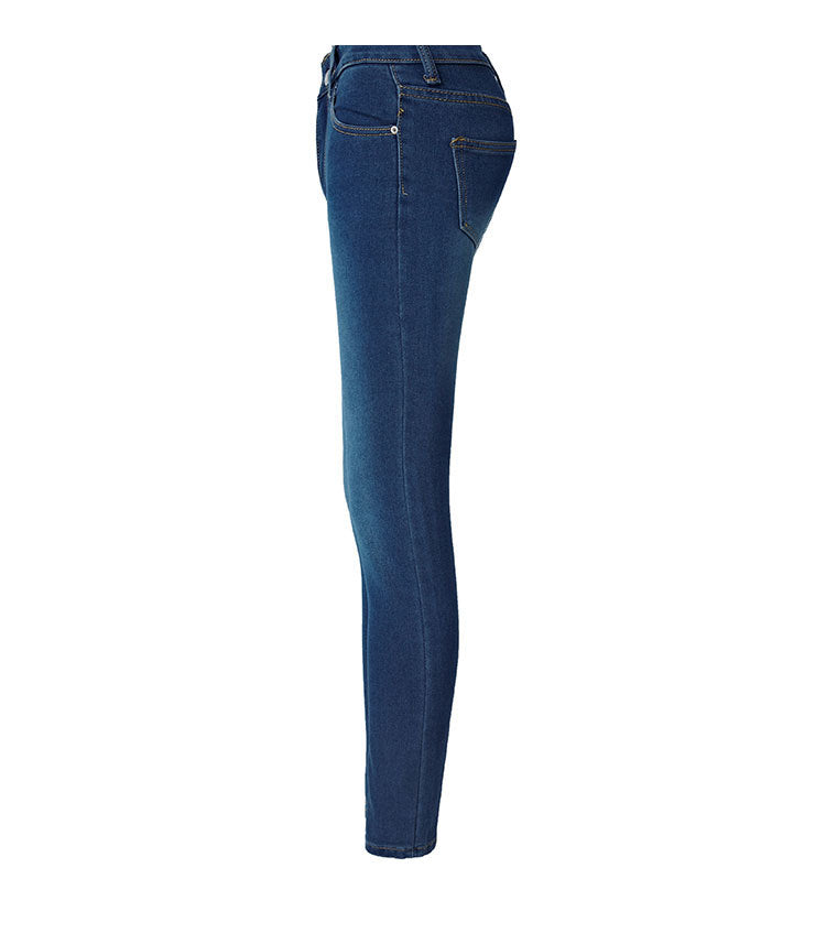 WISH AliExpress Ebay European and American Internet Hot Jeans High Waist Elastic Slim Fit Foreign Trade Pencil Leg Pants