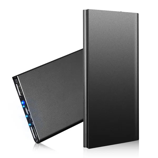 20000mAh Ultra-Thin Power Bank with Dual USB Ports