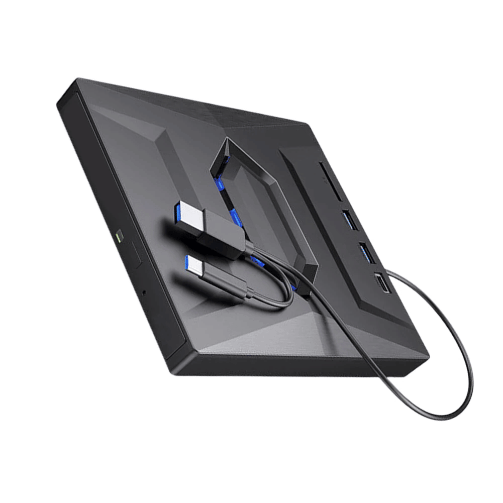External CD DVD Drive USB 3.0 Writer Burner Player For PC Laptop Windows 11 10