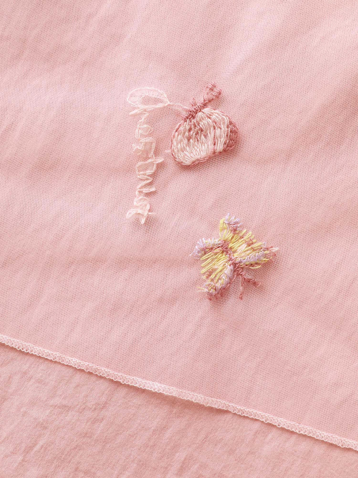 Embroidered Mesh Halter Neck Midi Dress