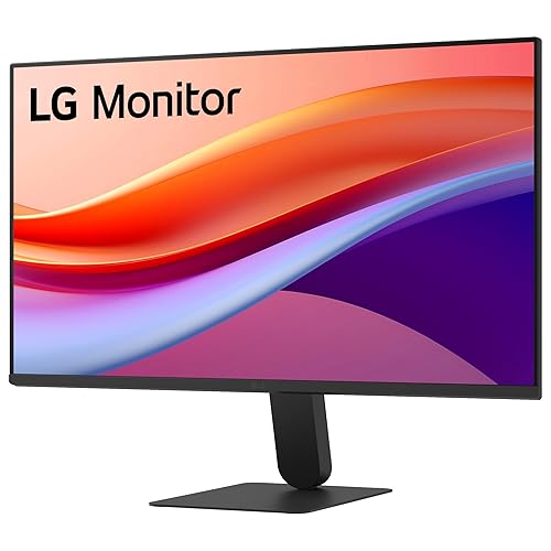 LG 24U411A-B 23.8" FHD (1920x1080) IPS Display Computer Monitor, 120Hz Refresh Rate, sRGB 99% (Typ.), USB-C, Reader Mode & Flicker Safe, Dynamic Action Sync, Black Stabilizer, Slim Stand Base, Black 24" 120Hz FHD 1920 x 1080