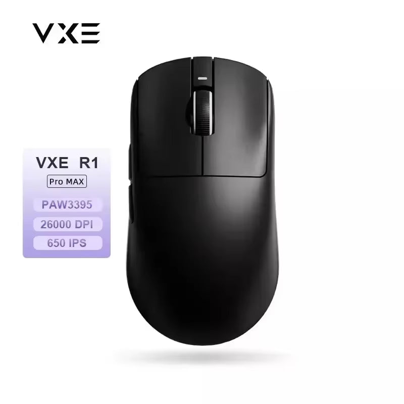 Vxe Dragonfly R1 Promax Gaming Mouse Bluetooth Mouse Rechargeable Gamer Paw3395 Lightweight Ergonomic Wireless Mouse Esport