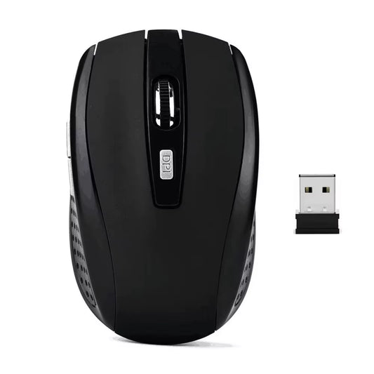 2.4G Wireless Mouse Bluetooth Mouse Ergonomic 800/1200/1600DPI 6 Mute Buttons Mouse for Macbook Tablet Laptops Computer PC