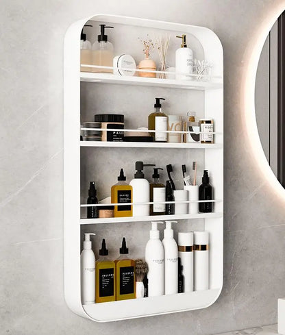 Elegant Wall-Mounted Toilet Shelf for Bathroom Organization
