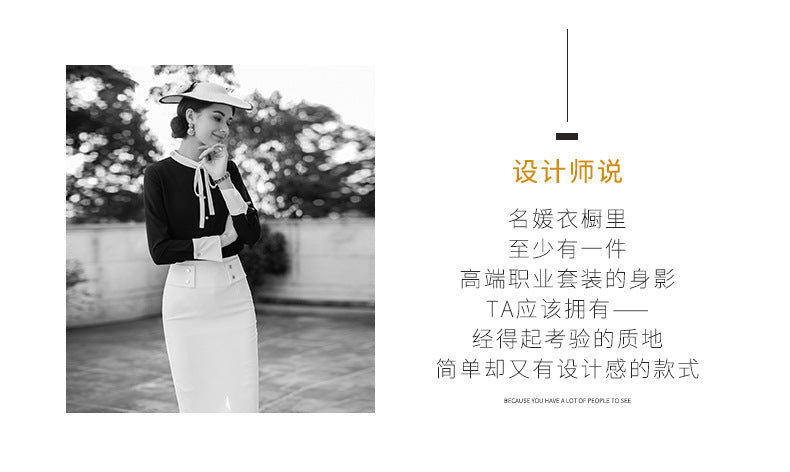 AD2024 fashion lace-up bow long sleeve women's OL shirt commuter white collar shirt business wear work clothes spring and summer