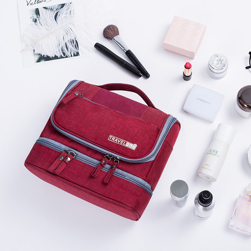 New Korean Style Travel Waterproof Storage Bag Cosmetic Bag Large Capacity Dry and Wet Separate Toiletry Bag Finishing Bag