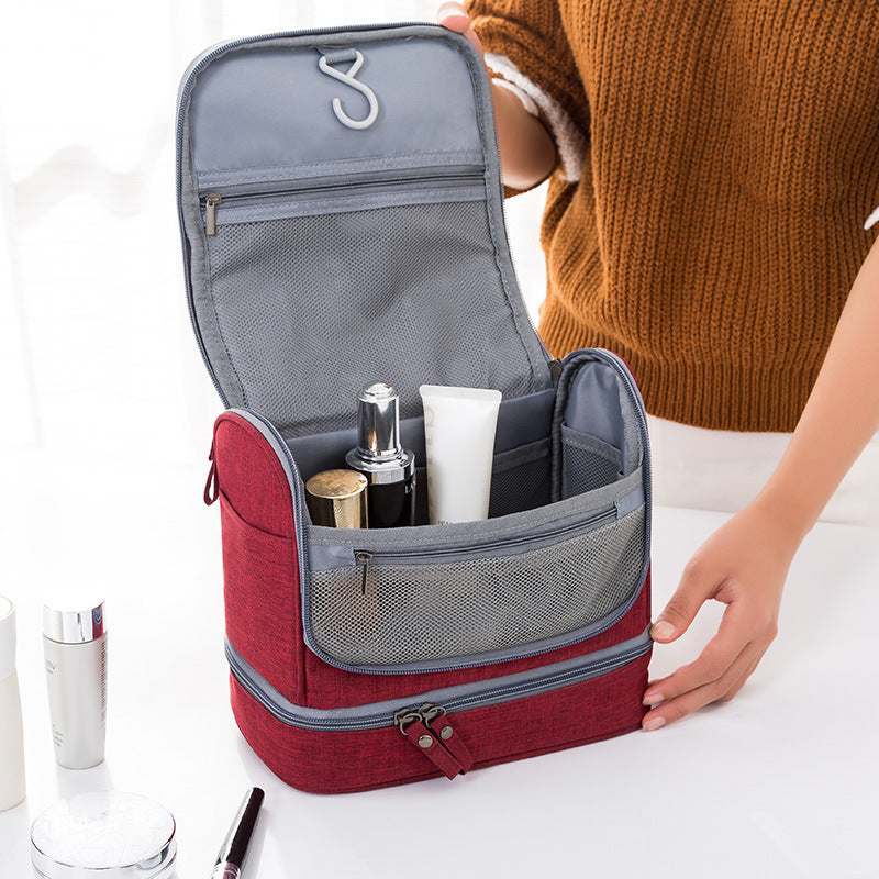 New Korean Style Travel Waterproof Storage Bag Cosmetic Bag Large Capacity Dry and Wet Separate Toiletry Bag Finishing Bag
