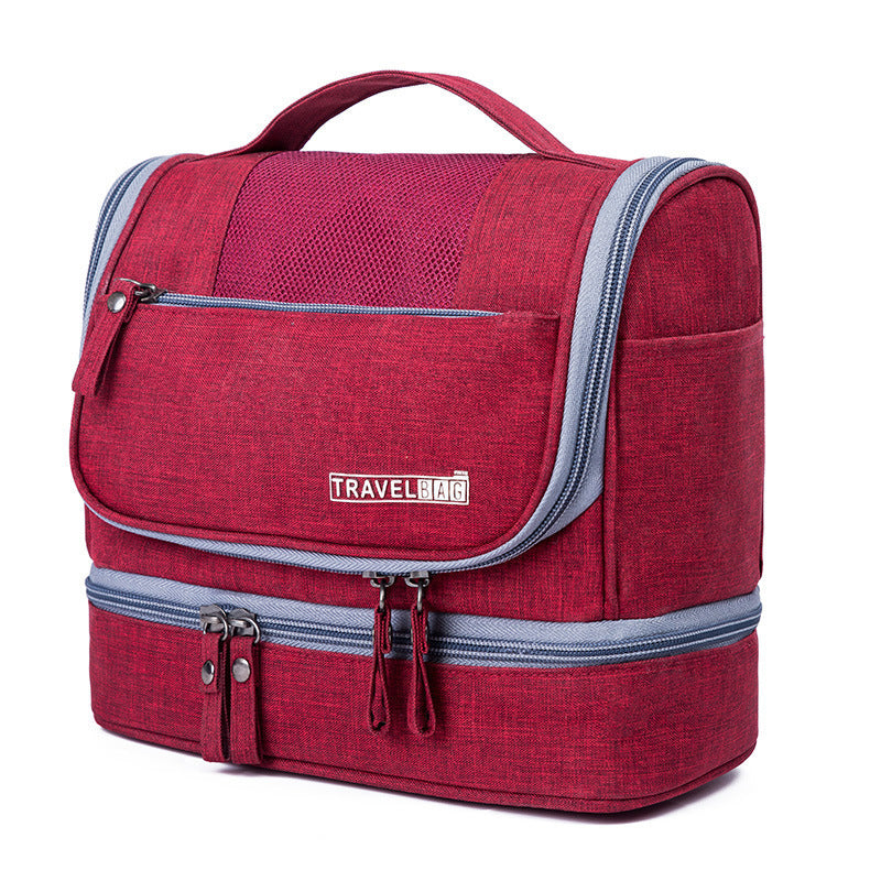 New Korean Style Travel Waterproof Storage Bag Cosmetic Bag Large Capacity Dry and Wet Separate Toiletry Bag Finishing Bag