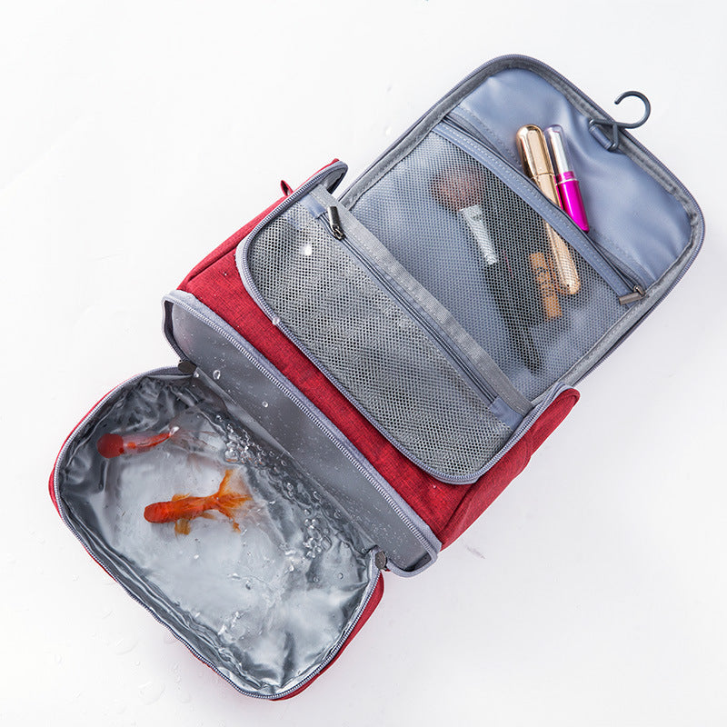 New Korean Style Travel Waterproof Storage Bag Cosmetic Bag Large Capacity Dry and Wet Separate Toiletry Bag Finishing Bag