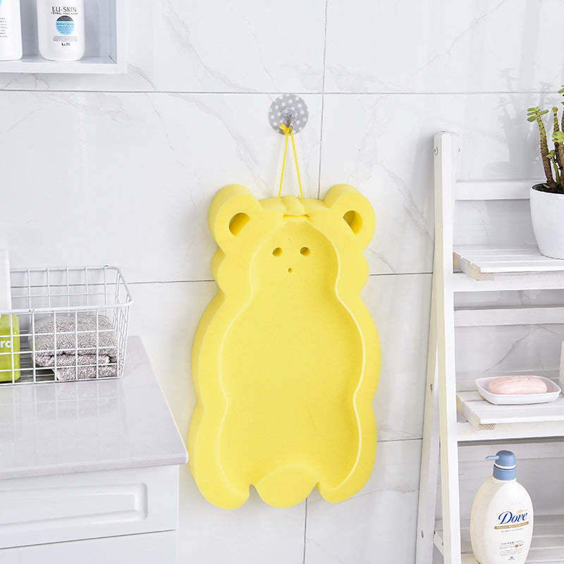Baby Bath Sponge Mat Newborn Bath Mat Rack Net Bath Mat Baby Bath Rack Infant Bathtub Anti-Slip Mat