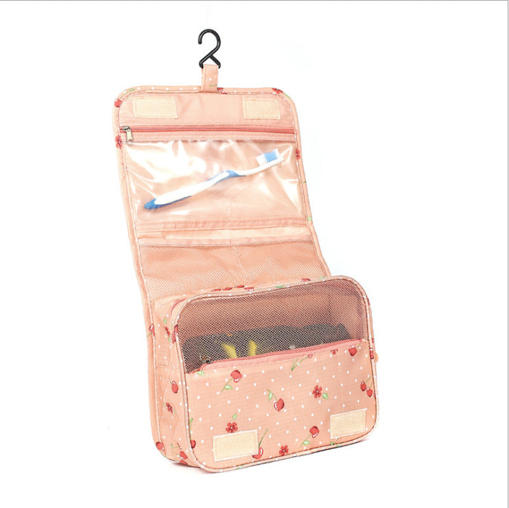 Travel Hanging Storage Toiletry Bag Waterproof Cosmetic Bag Oxford Cloth Folding Portable Travel Bag Waterproof Portable
