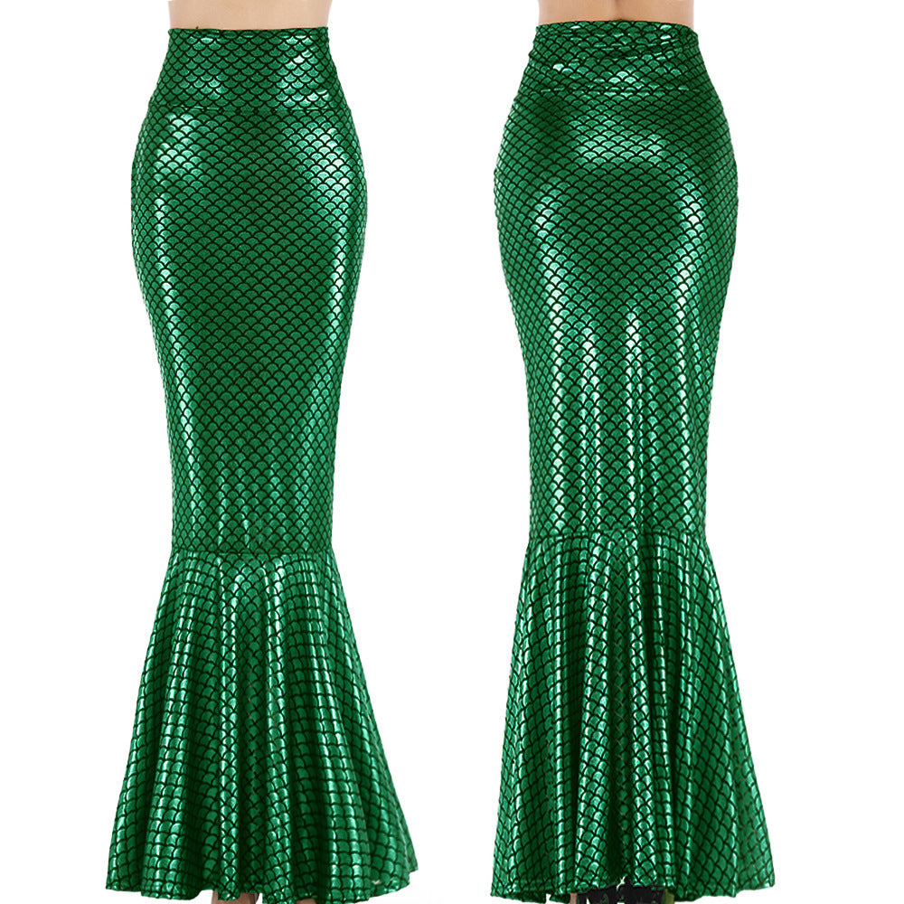 Amazon ebay European and American Explosions Sexy Mermaid High Waist Fishtail Half-length Skirt Cross-border Special for wish Hot Sale
