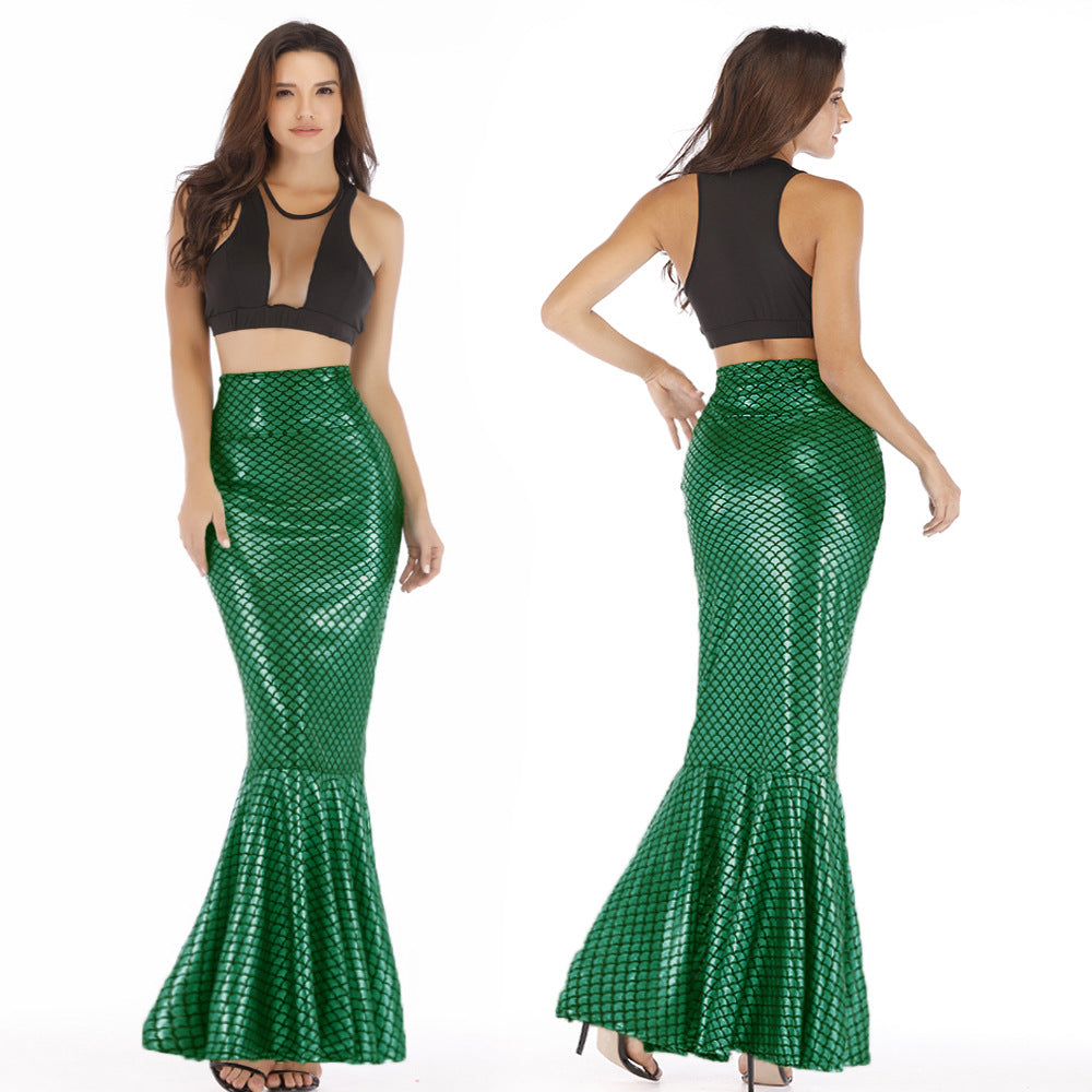 Amazon ebay European and American Explosions Sexy Mermaid High Waist Fishtail Half-length Skirt Cross-border Special for wish Hot Sale