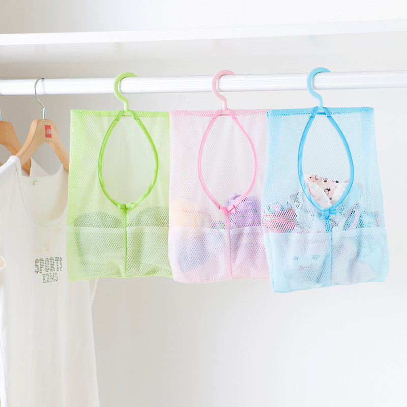 Hangable Multi-Purpose Storage Mesh Bag, Clothespin Mesh Bag, Multi-Purpose Hanging Bag for Kitchen and Bathroom 25g