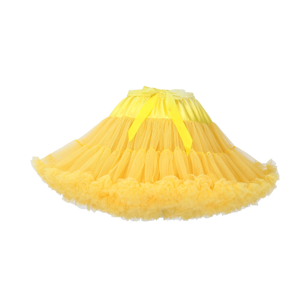 Adult Cloud Brace New Style Breathable Veil Skirt Super Veil Mesh Lolita Soft Girl Tutu Skirt Boneless Pirate Skirt