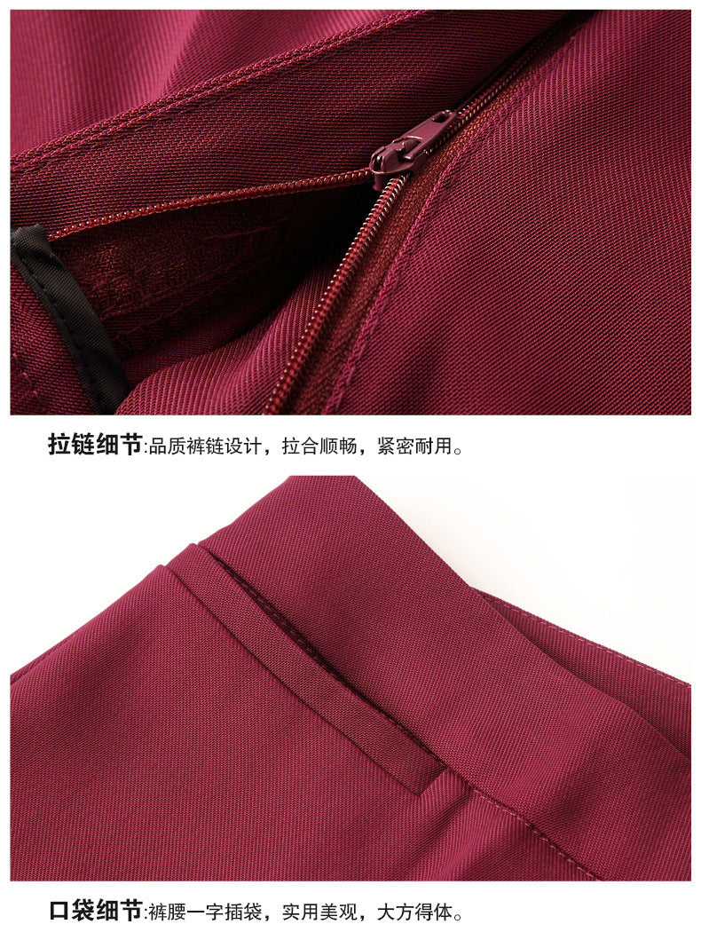 Autumn and Winter Hot-Selling Ol Classic Long-Sleeved Professional Women's Pants Suit Interview Sales Formal Work Suit 1882