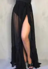 Mesh Skirt Beach Cover-Up for Bikini Vacation Wear