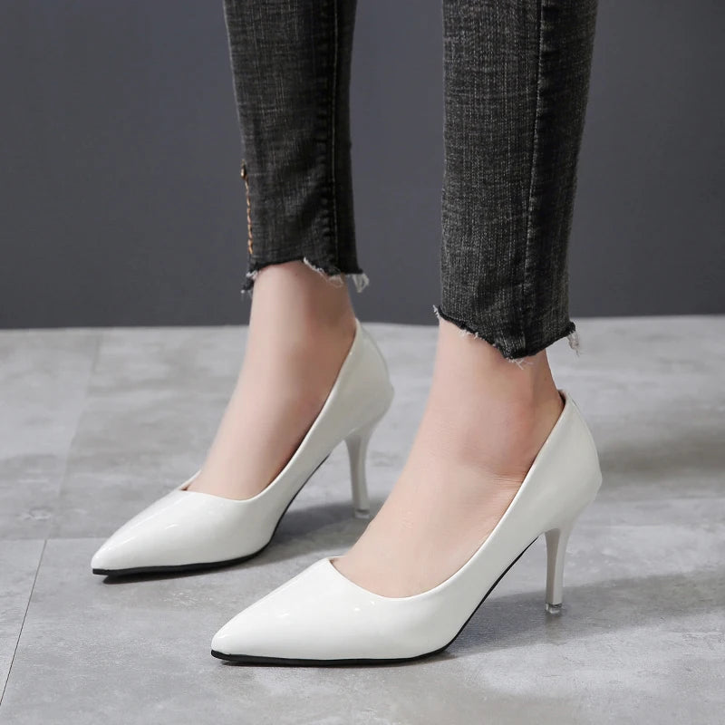 High Heels Female French Pointed Single Shoes