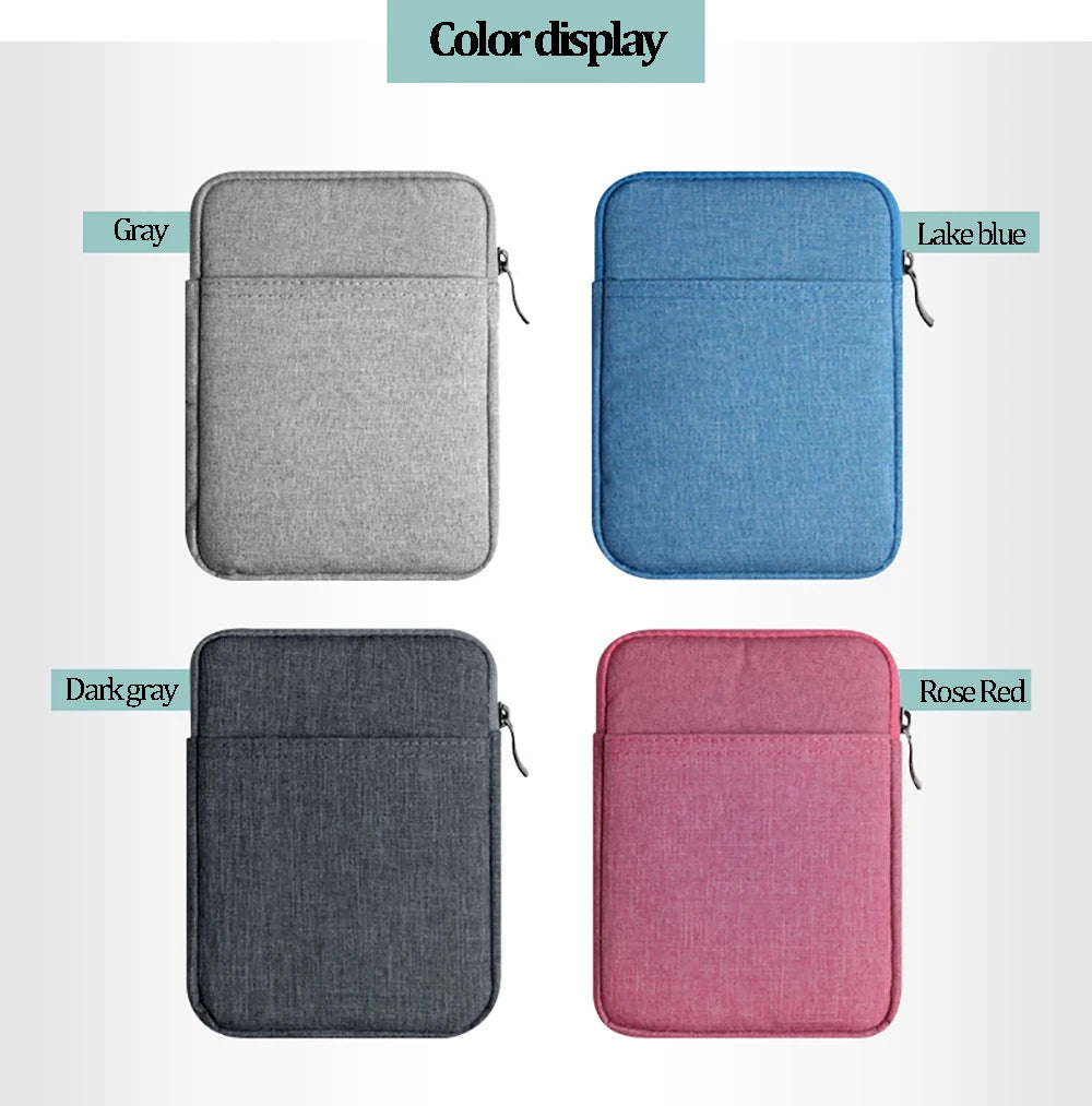 For iPad Cover 2024 Sleeve Pouch Bag For iPad mini 6 mini 123 mini 5 mini 4 Unisex Liner For iPad 8.3 inch Ipad bag 2023