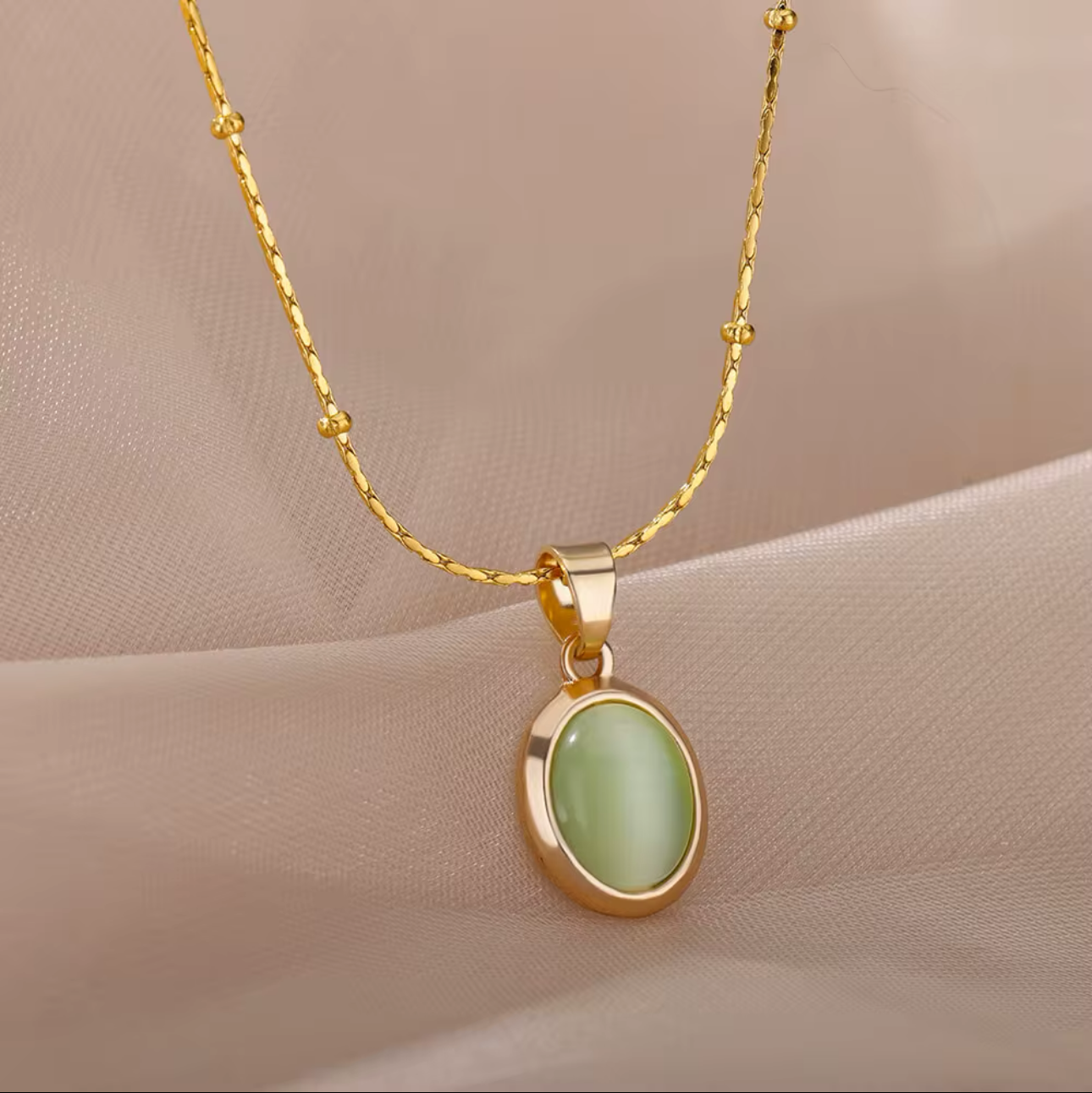 Green Opal Necklace