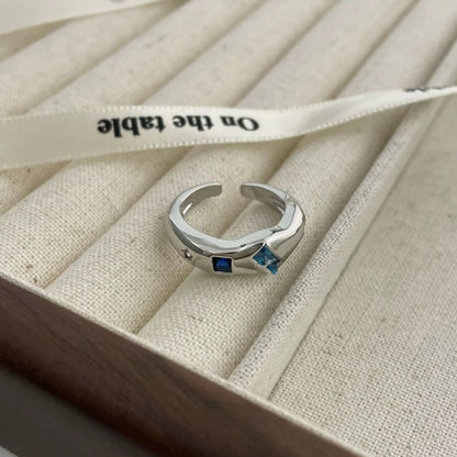 Small Colored Love Zircon Ring