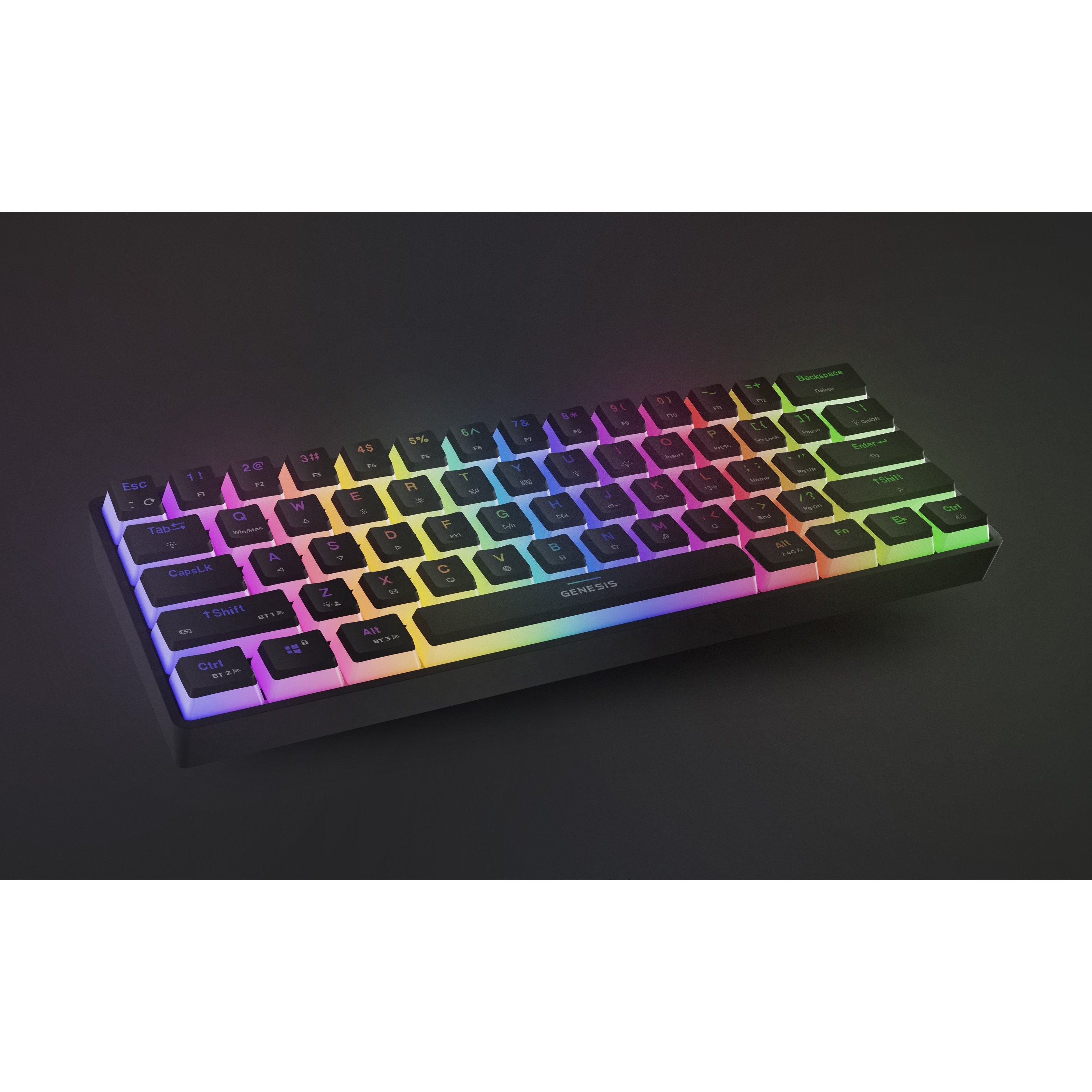 Genesis | THOR 660 G2 | Gaming keyboard | Wireless/Wired | US | Black | 2.4 GHz, Bluetooth, USB | Tactile