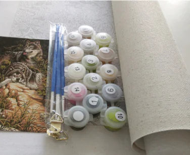 Digital Oil Painting DIY Floral Street Art Kit