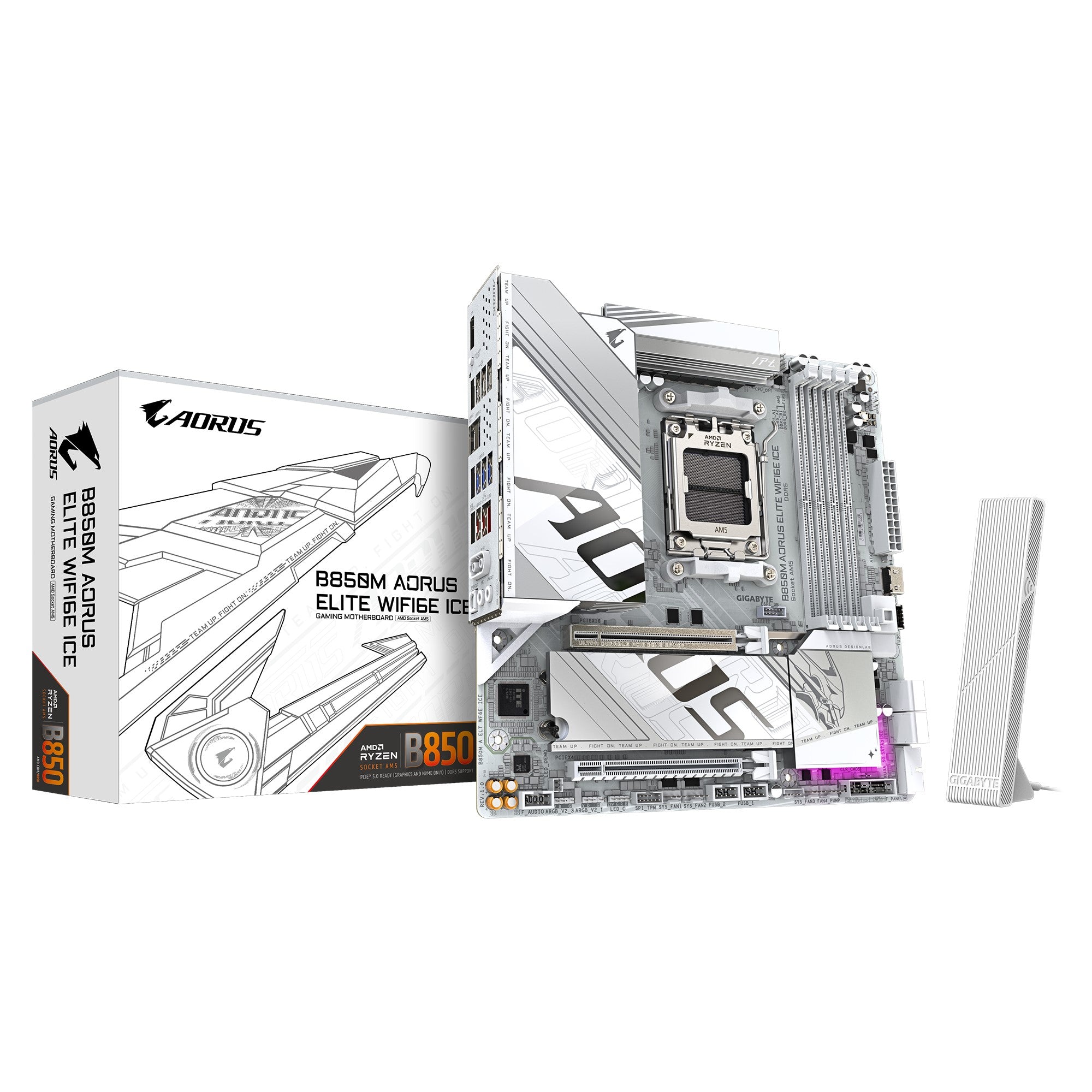 Gigabyte B850M A ELT WF6E ICE, AMD AM5