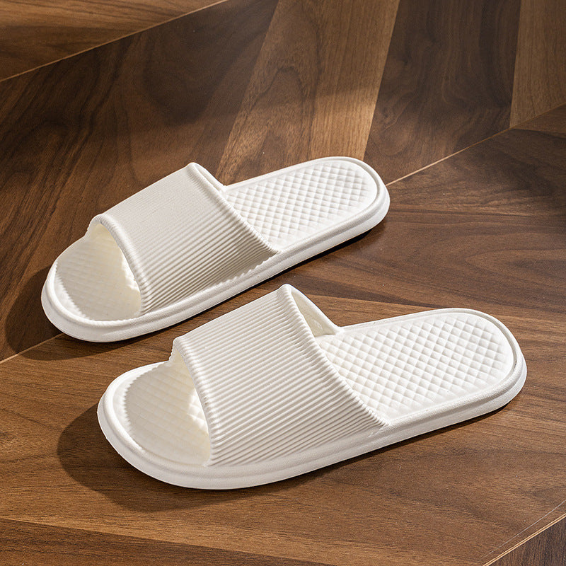 Slip Slippers Women's Summer Household Non-slip Bathroom Bathing Couple's Thick-soled Household Men's Summer Simple Sandals