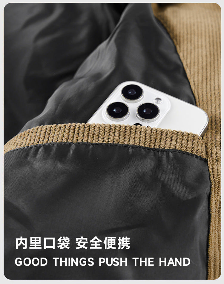 Cross-Border Large Size Hot-Selling Hooded Removable Couple High-Quality Cotton Clothing Autumn and Winter Thickened Cotton Windproof and Warm Cotton Clothing