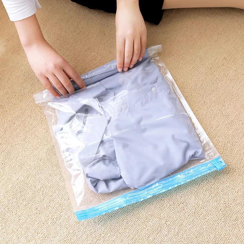 Hand-Rolled Vacuum Compression Bag, Clothes Quilt Storage Bag, Sealed Bag Artifact, Business Trip, No Air Extraction, Home Travel