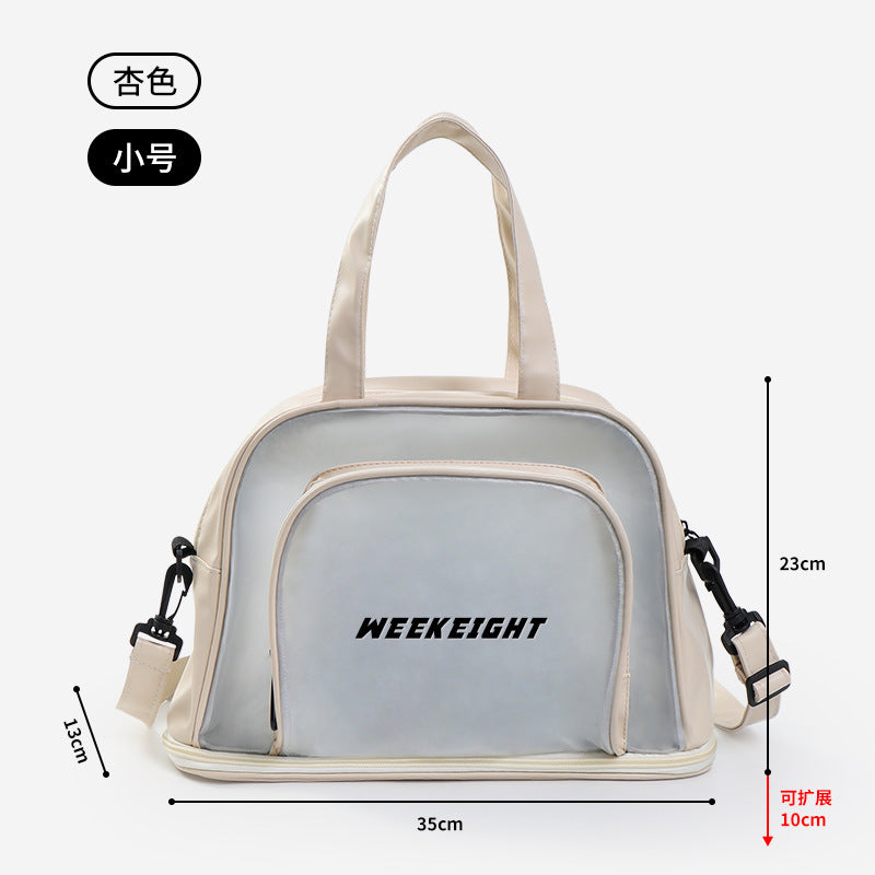 New Dry and Wet Separate Gym Bag Swimming Bag Large Capacity Waterproof Toiletry Bag Travel Portable Shoulder Beach Bag