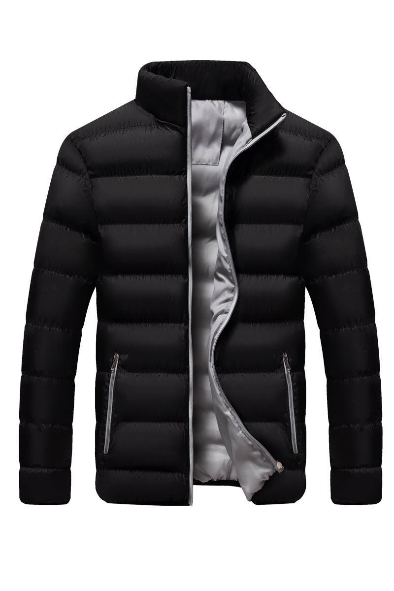 Original Foreign Trade Autumn and Winter Thickened Sports Cotton Jacket for Men, Stand Collar Cardigan, Outdoor Cotton-Padded Jacket, Casual Coat, Warm Cotton Clothing Wholesale