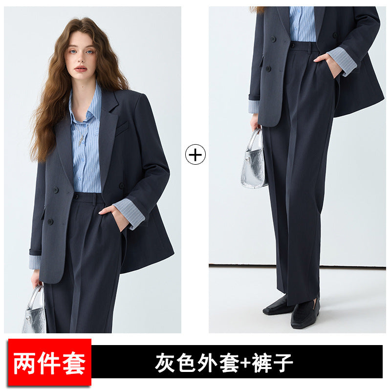 Cross-Border 2025 Blazer for Women Korean Drama Heroine Outfit Professional Formal Suit Casual Black High-End Commuting
